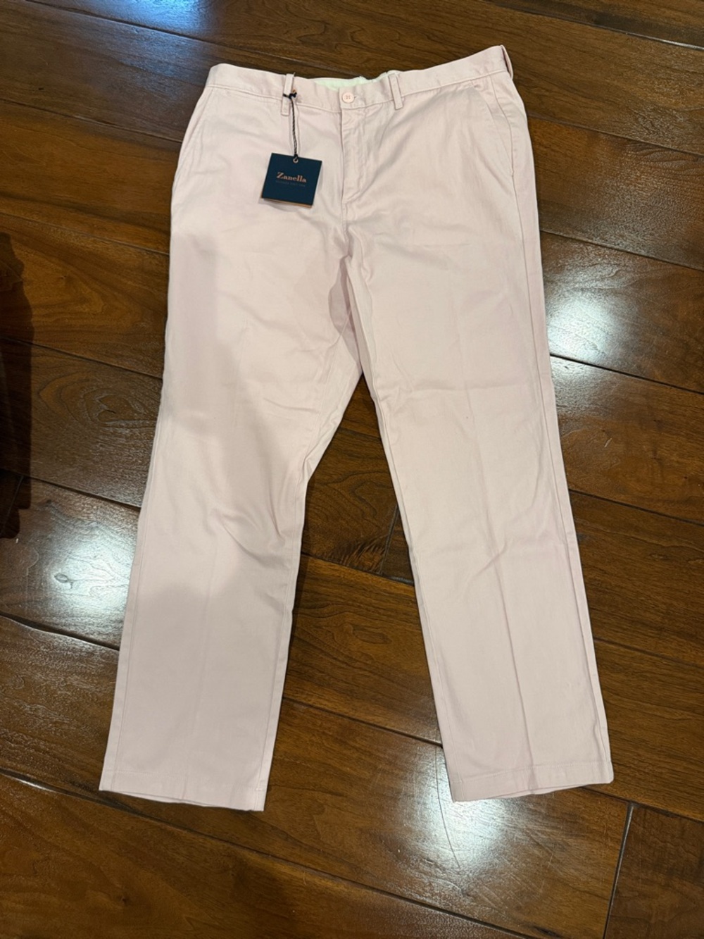 Zanella Men's Pale Pink Chino Pants